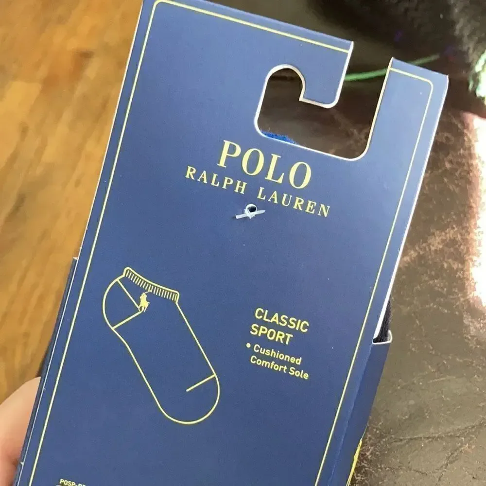 Polo Ralph Lauren Classic Sport No Show Socks 3pk